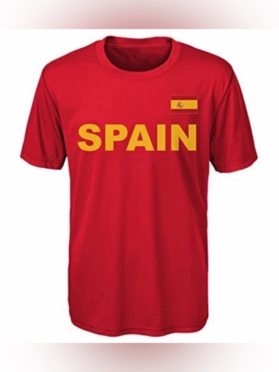 Gen2 Other - NWT [Gen2] Spain España World Cup Performance Short-Sleeve Shirt Youth M (10/12)